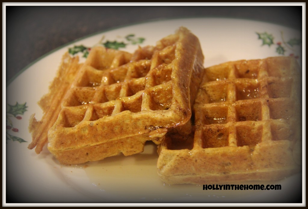 Pumpkin waffles
